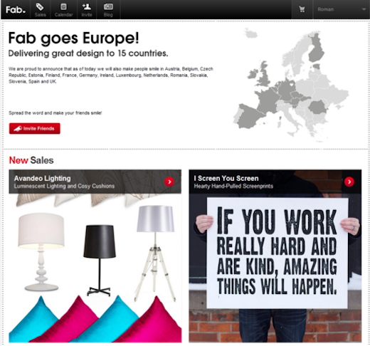 fabb Already selling €50,000 worth of design items per day in Europe, Fab.com rolls out in 13 more countries