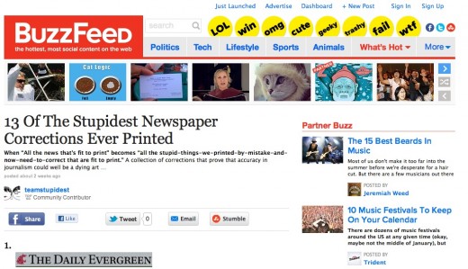 buzzfeed newspapers 520x299 This Week in Media: From Internet Week NY to YouTubes 7th Birthday