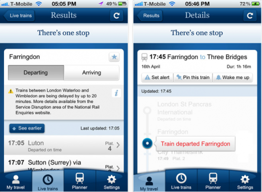 b 520x381 National Rail Enquiries launches real time mobile apps for UK travelers