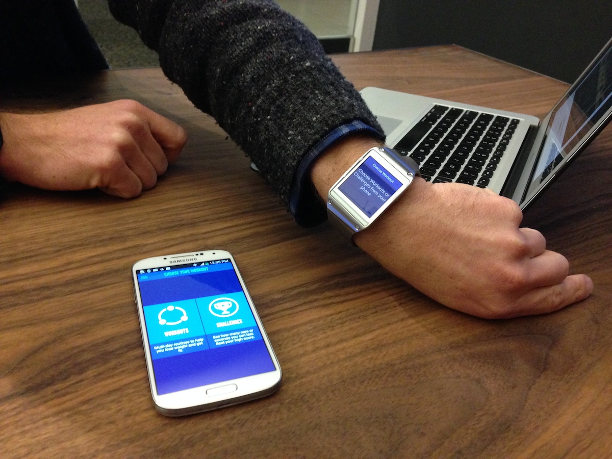 Focus Trainr runs on Samsung’s Galaxy Gear smartwatch and smartphones.